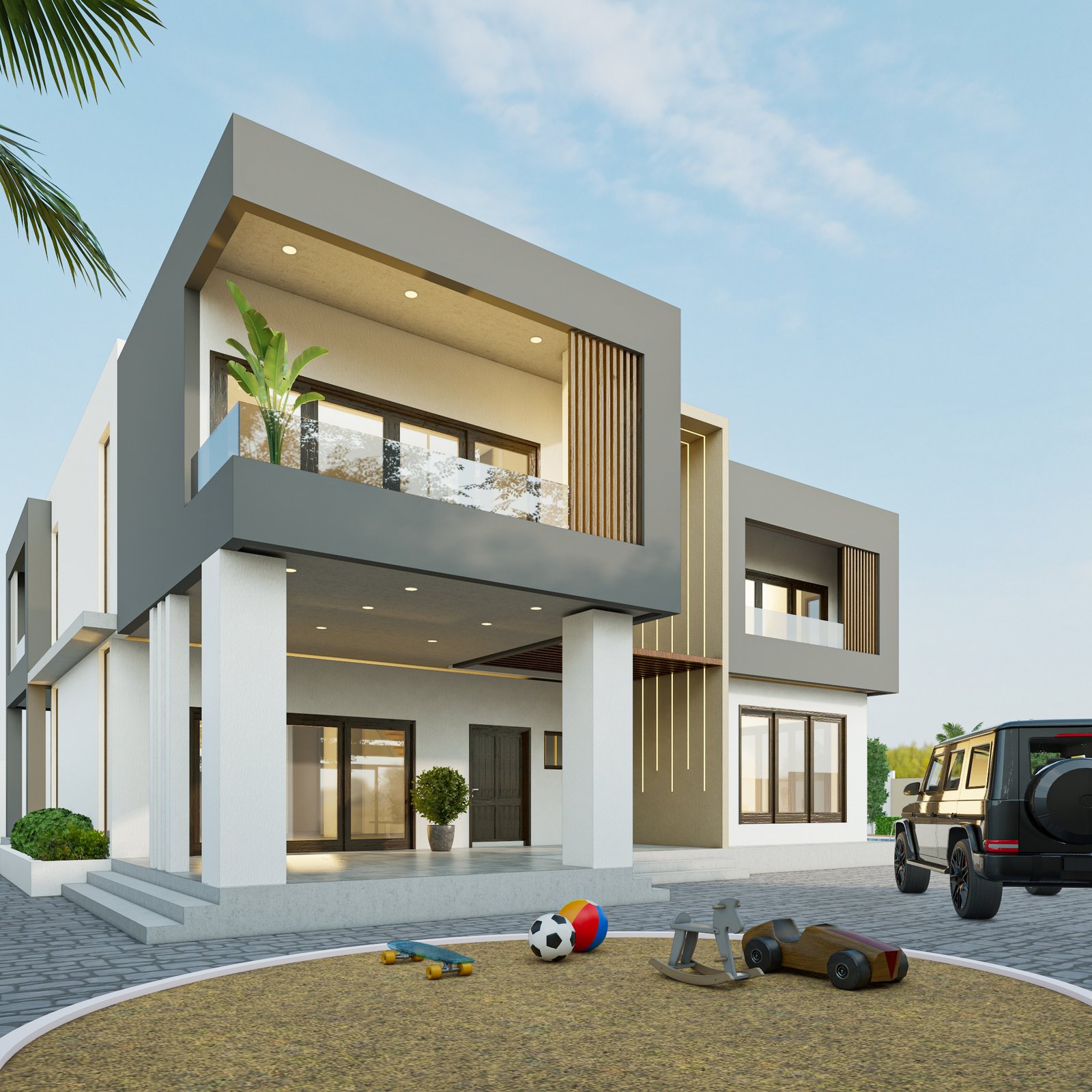 Vue aérienne - Estate Premium Ghana