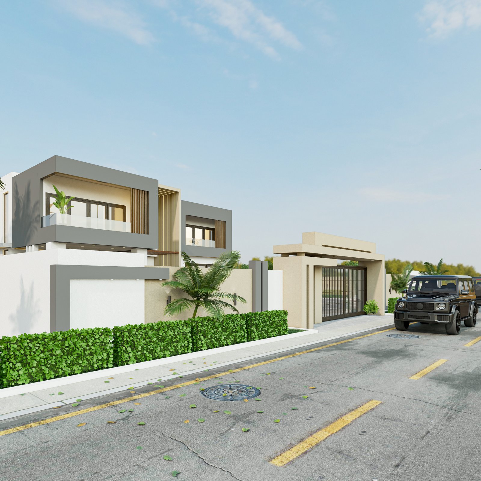 Vue aérienne - Estate Premium Ghana