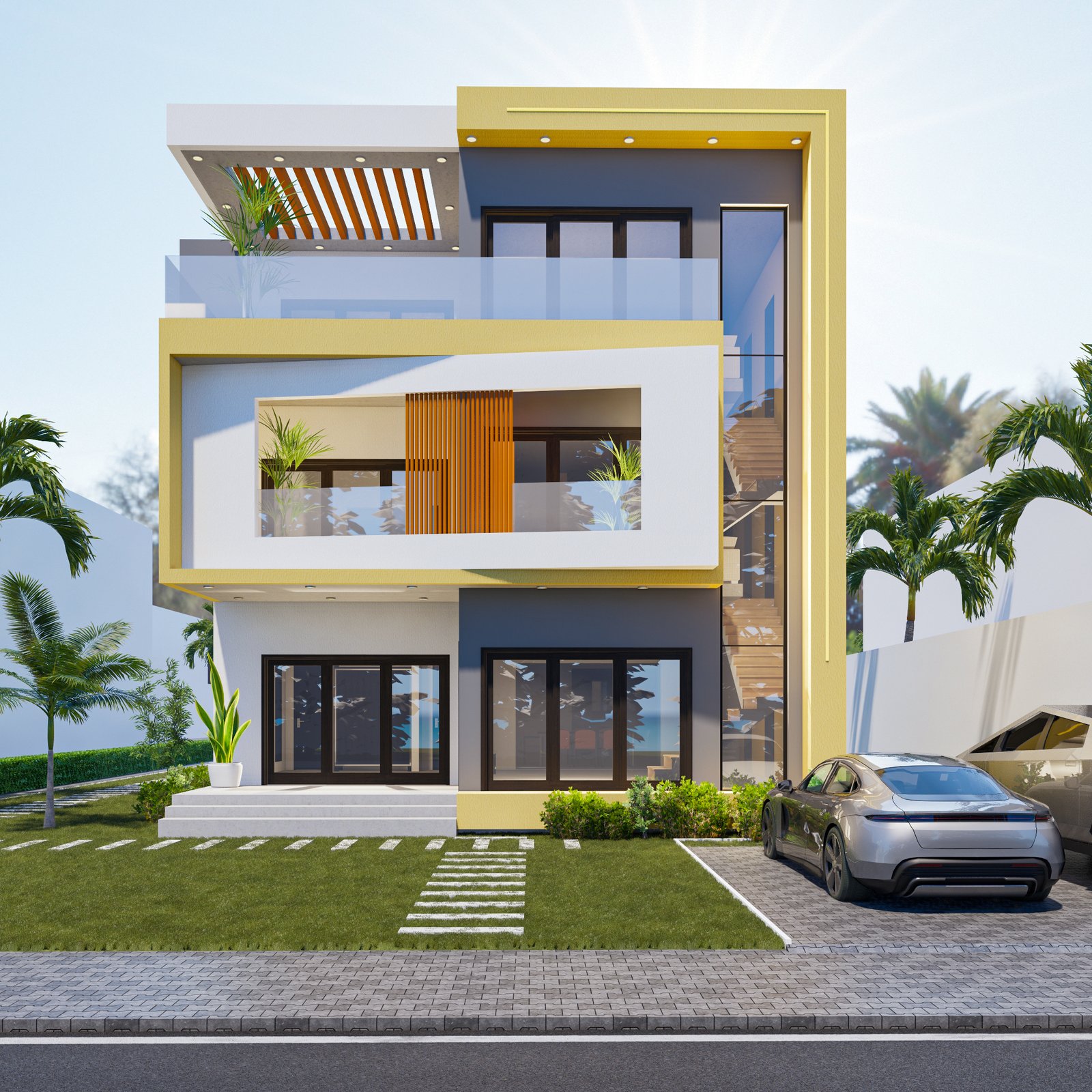 Vue aérienne - Estate Premium Ghana